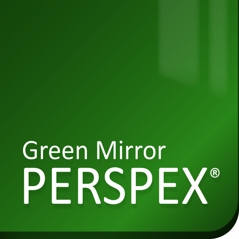 Green Mirror Perspex