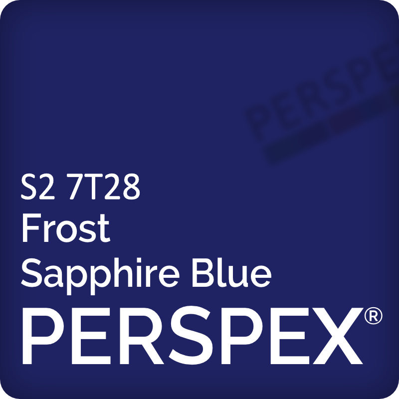 Sapphire Blue Frost Perspex S2 7T28 