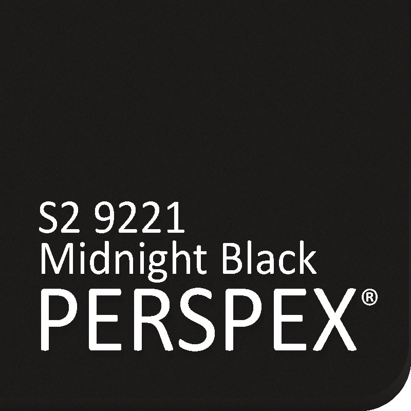 Midnight Black Frost Perspex S2 9221