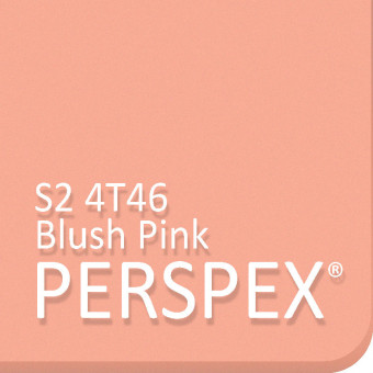 Blush Pink S2 4T46 Perspex