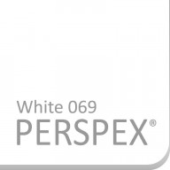 White Gloss Perspex 069