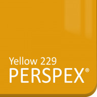 Yellow Gloss Perspex 229