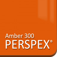 Orange Tint Perspex 300