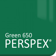 Green Gloss Perspex 650