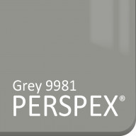 Grey Gloss Perspex 9981
