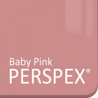 Baby Pink Gloss Perspex