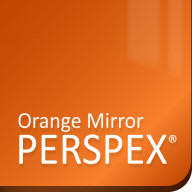 Orange Acrylic Mirror