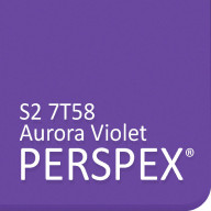 Aurora Violet Frost Perspex S2 7T58