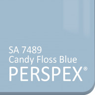 Candy Floss Blue Gloss Perspex SA 7489