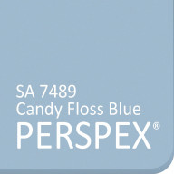 Candy Floss Blue Frost Perspex SA 7489