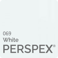 White Gloss Perspex 069