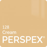Cream Gloss Perspex 128