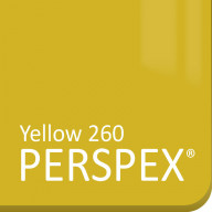 Yellow 260 Perspex