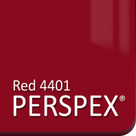 Red 4401 Tint Perspex