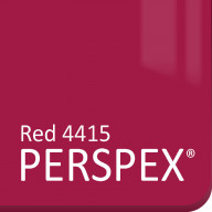 Red 4415 Perspex