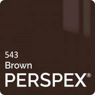 Brown Gloss Perspex 543