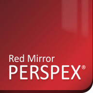 Red Mirror Perspex