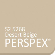 Desert Beige S2 5268 Perspex