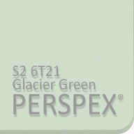 Glacier Green S2 6T21 Perspex