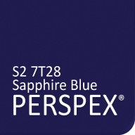 Sapphire Blue S2 7T28 Perspex 