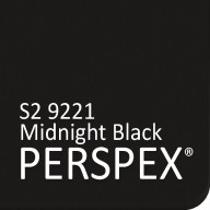 Midnight Black S2 9221 Perspex