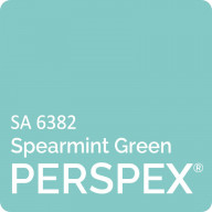 Spearmint Green Frost Perspex SA 6382