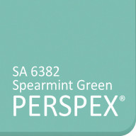 Spearmint Green SA 6382 Frost Perspex