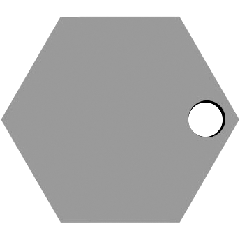 Right Hexagon Hole